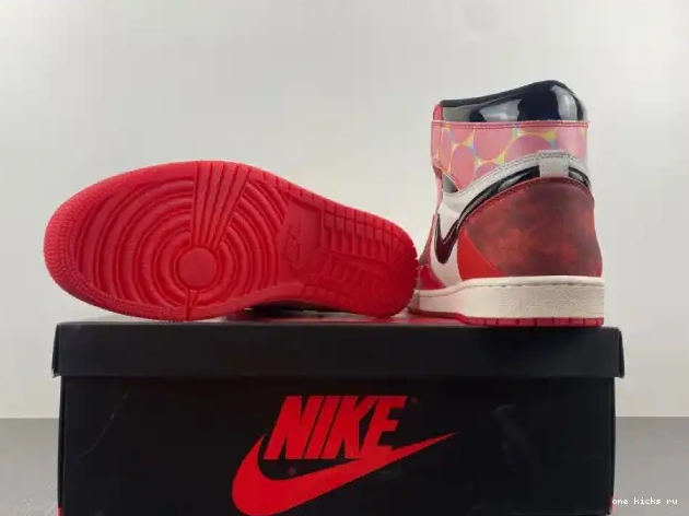 Chep Onekick ACROSS THE HIGH SPIDER-MAN SPIDER-VERSE DV1748-601 JORDAN 1 OG 0414